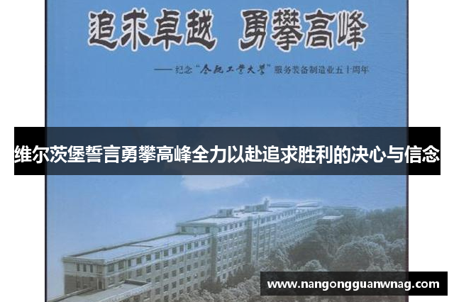 维尔茨堡誓言勇攀高峰全力以赴追求胜利的决心与信念